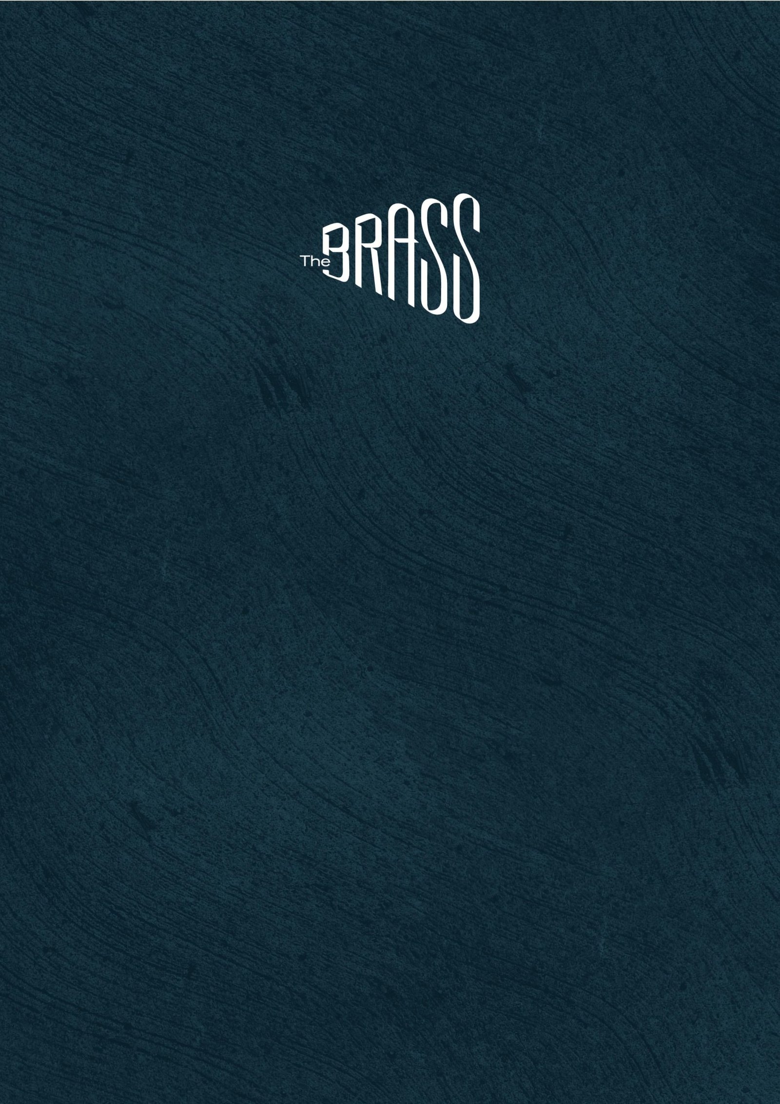 Menu THE BRASS ALCOHOL -1